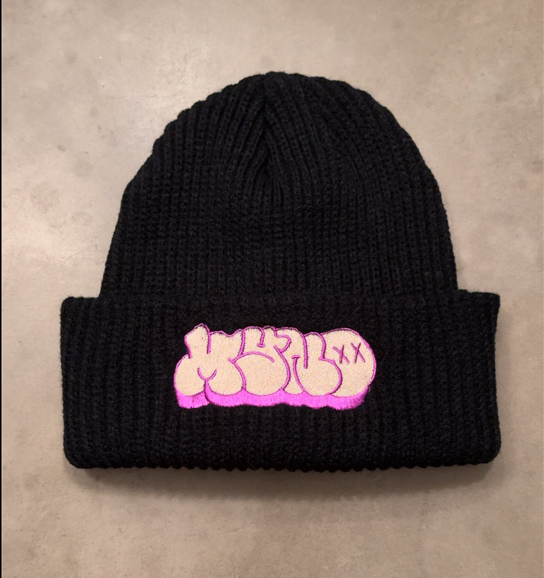 Purple Mynd Bubble Beanie