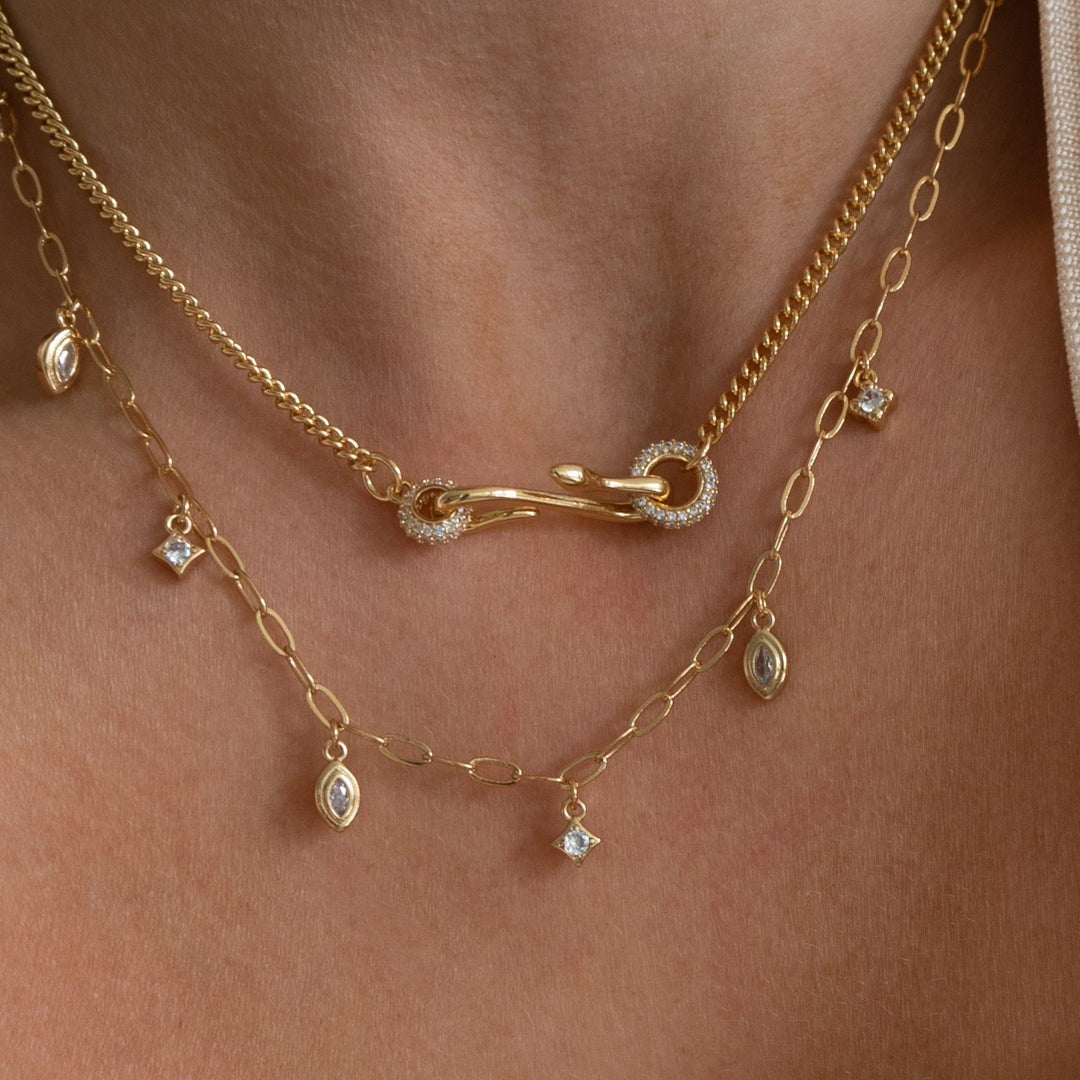 Diamond Dangler Necklace