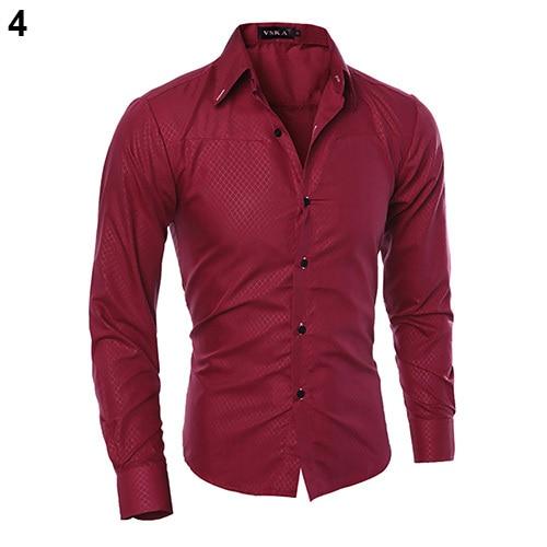 Replacement New Argyle luxury men's top Formal Social Business Style Slim Soft Comfort Long Sleeve Casual Dress Tops Gift For Men Clothing