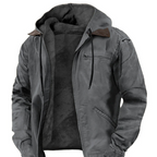 Color Cast Hooded Sweater