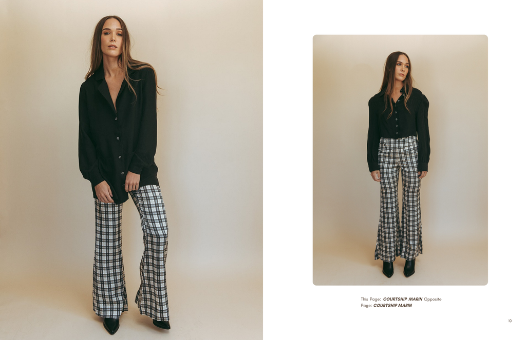 THE AGGIE BROWN PLAID SKIRT