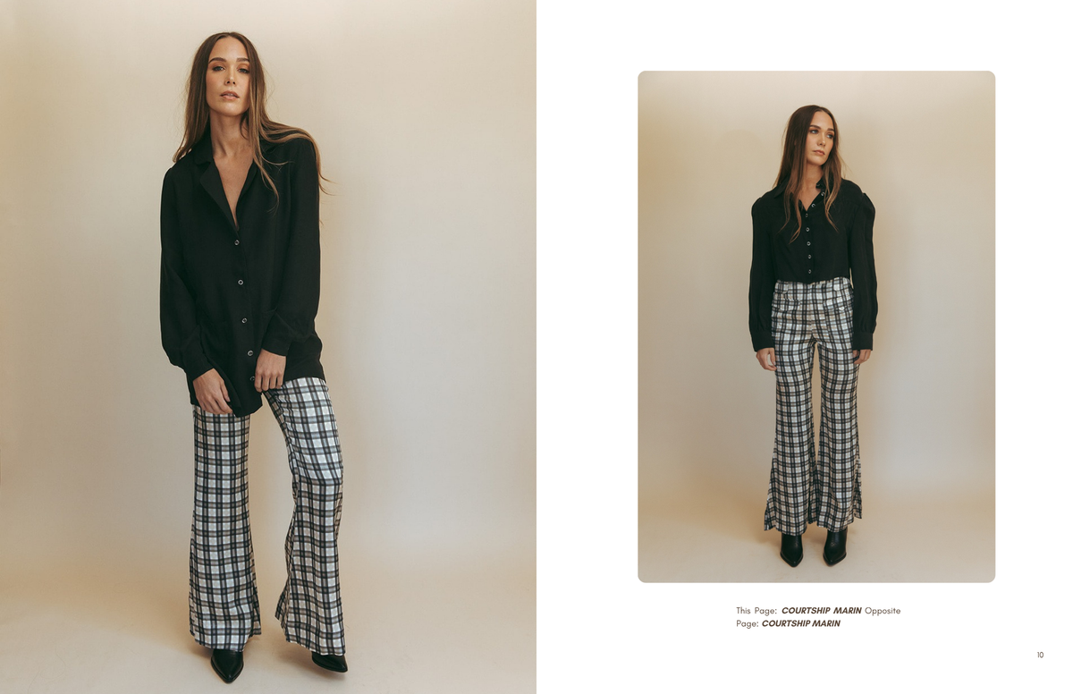 THE AGGIE BROWN PLAID SKIRT
