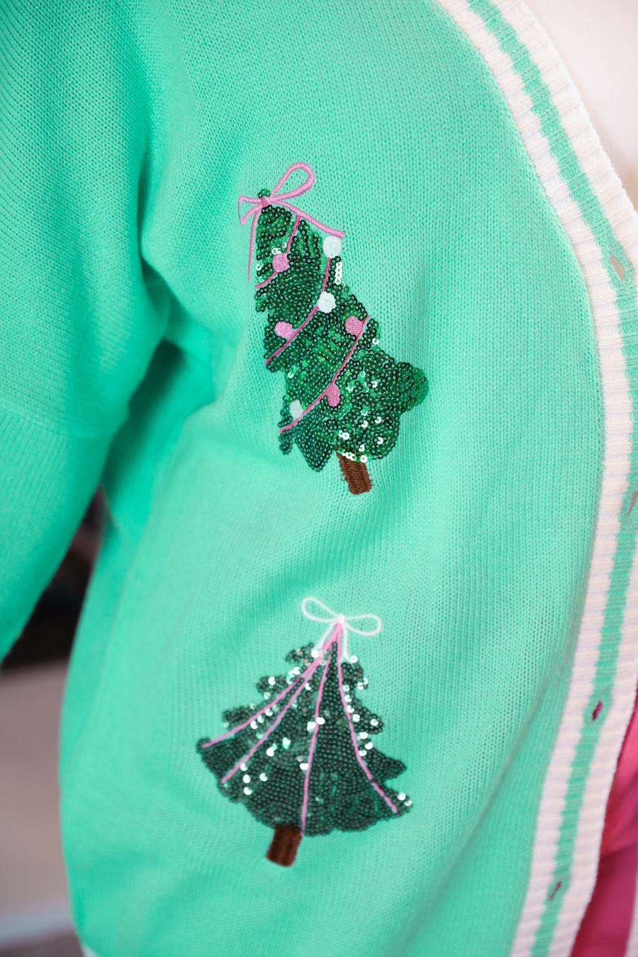 Spruce Trees Relaxed Cardigan