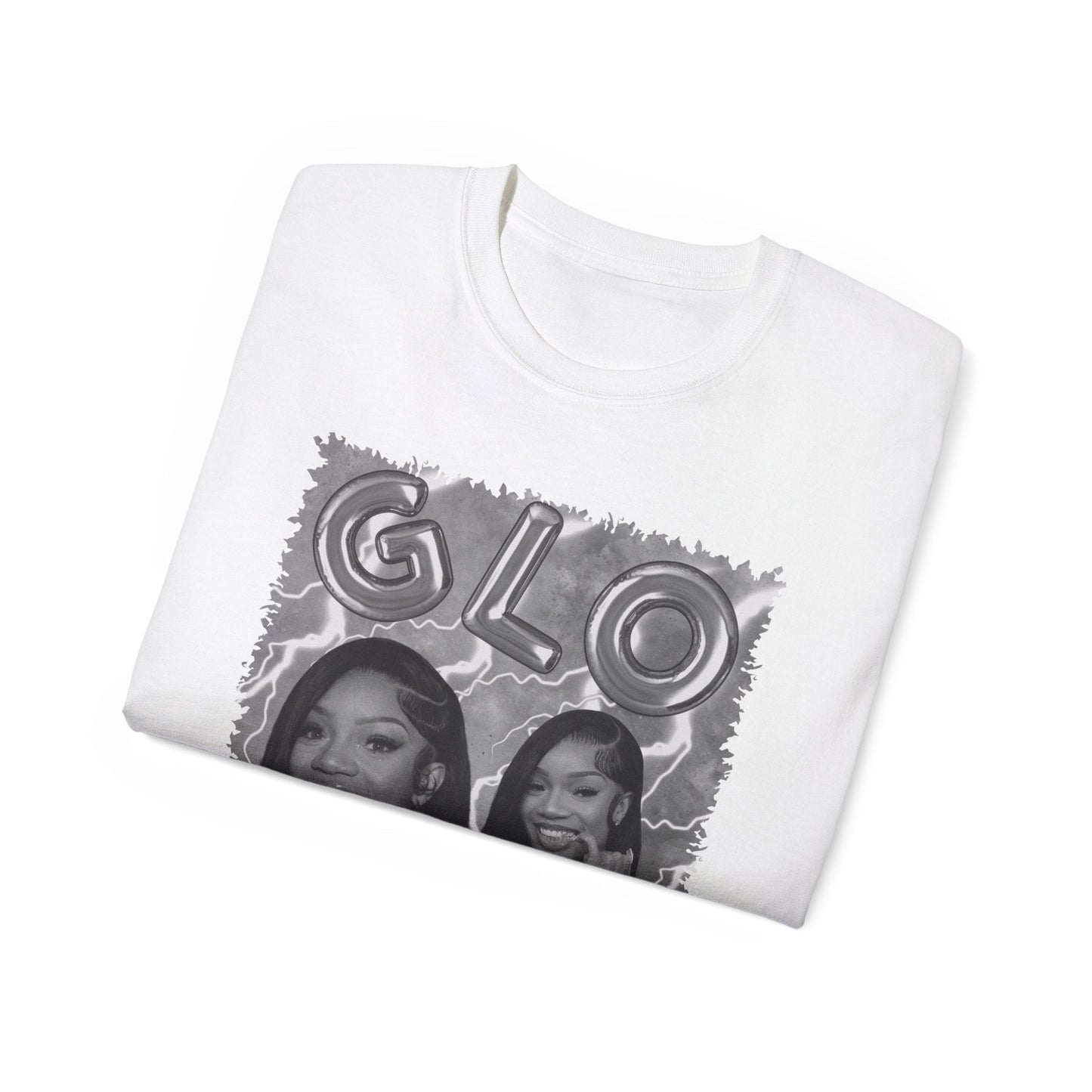 Black & White Glo, Glorilla, Big Glo Unisex Ultra Cotton Tee
