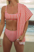 Malo Kai Beach Mat - Guava Gingham