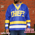 Charlestown Chiefs Slap Shot Custom Lace-Up Hockey Hoodie Sweater