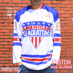 American Gladiators Lace-Up Hockey Sweater Jersey