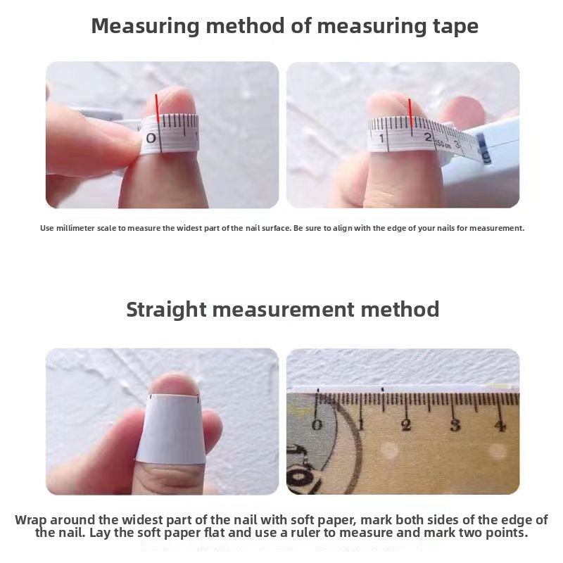 1062 Handmade Nail Wear Nail Art Reusable Press on Nails False Nails