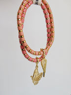 Enamel Stretch Bracelets  - Add Clip Charms