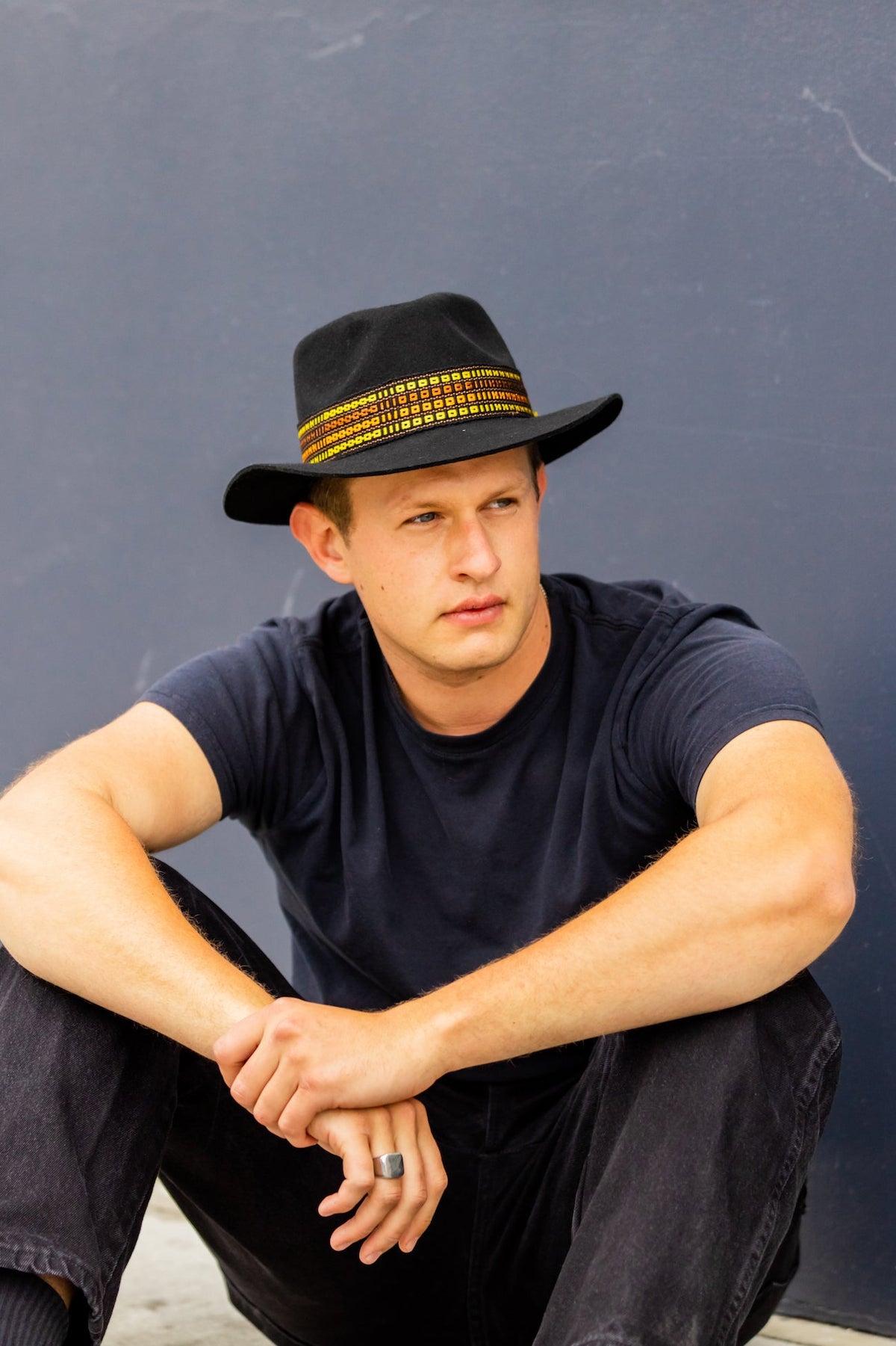 Black Fedora Hat