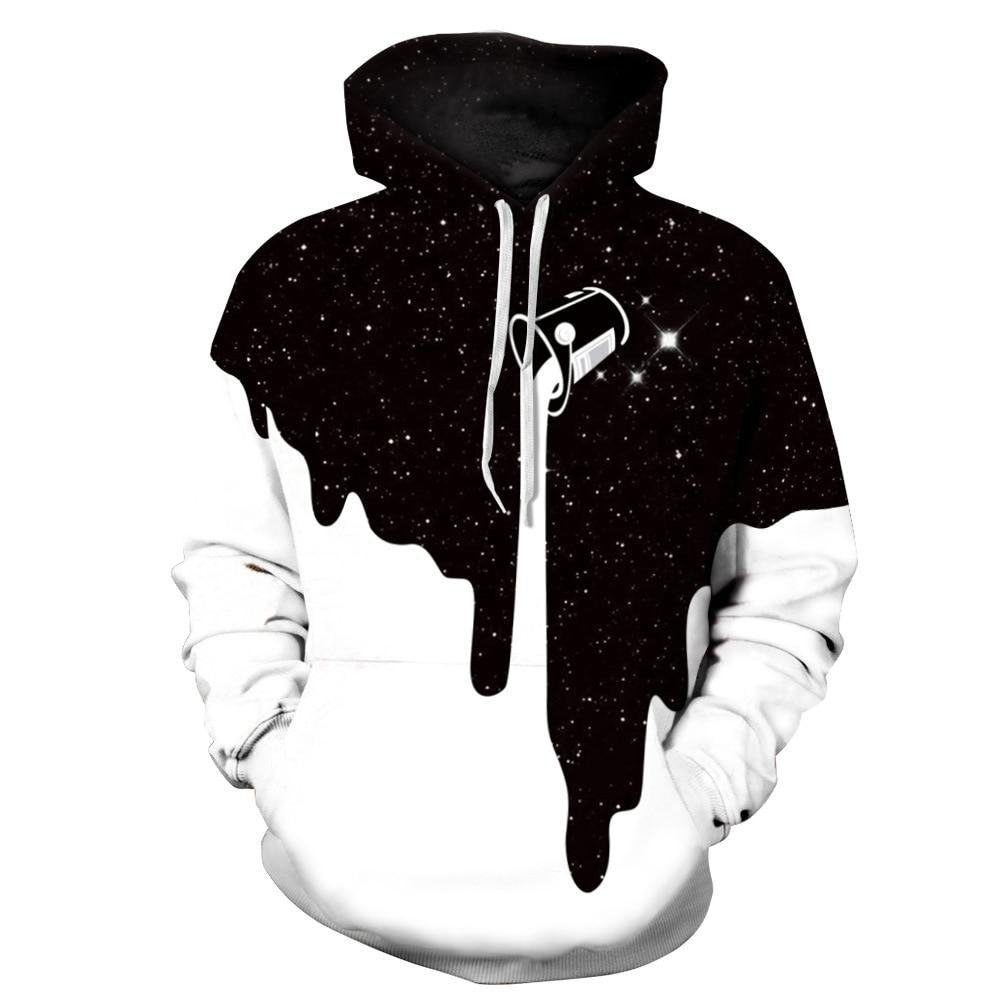 3D Milk Spill Hoodie