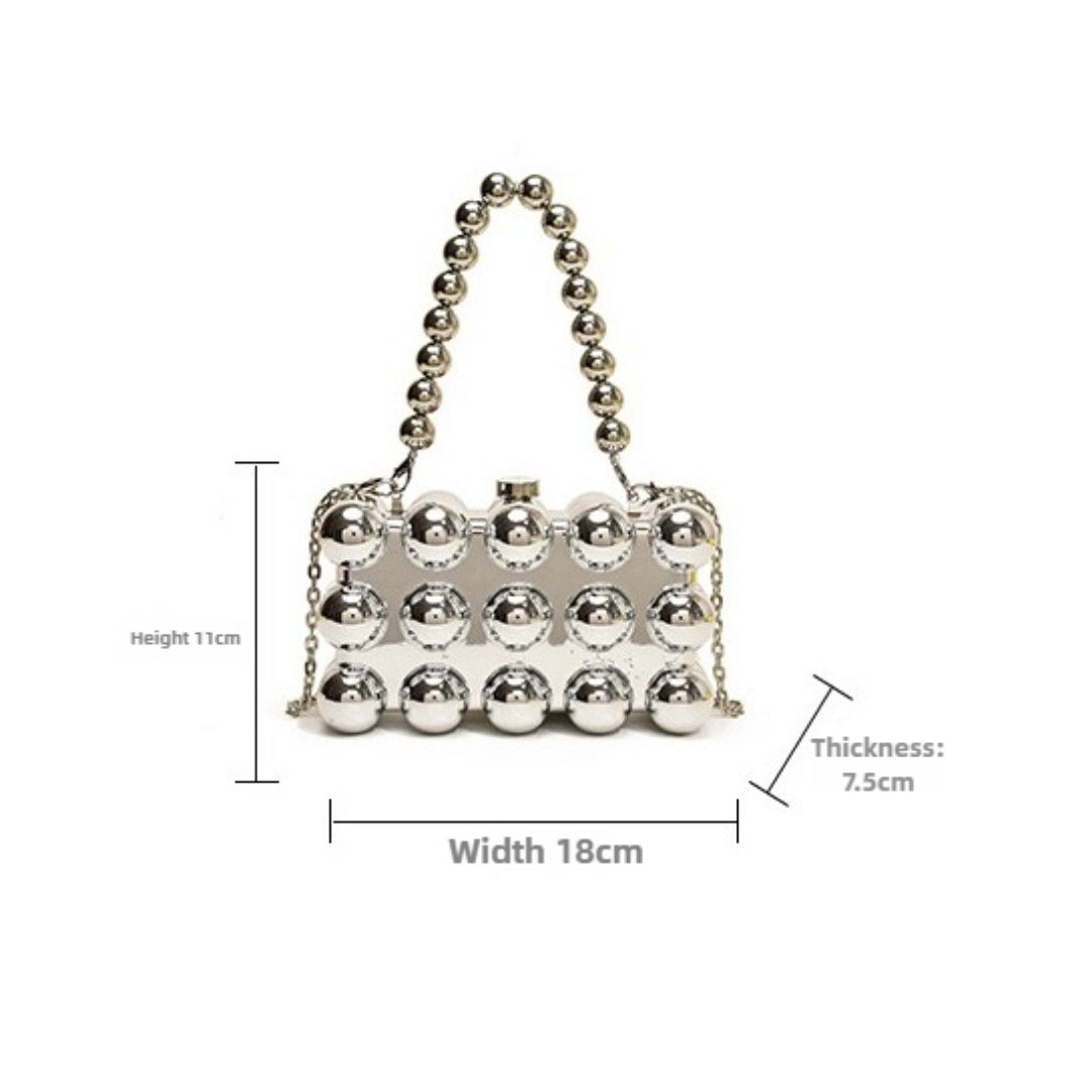 Acrylic Bag, Fashion Polka Dot Crossbody Prom Bag, Party Purse, Prom Bags Clutch