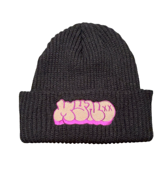Purple Mynd Bubble Beanie