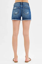 Low Rise Pikaboo Lining Shorts by RISEN Jeans
