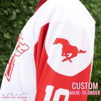 Dean Youngblood Hamilton Mustangs Custom Hockey Jersey