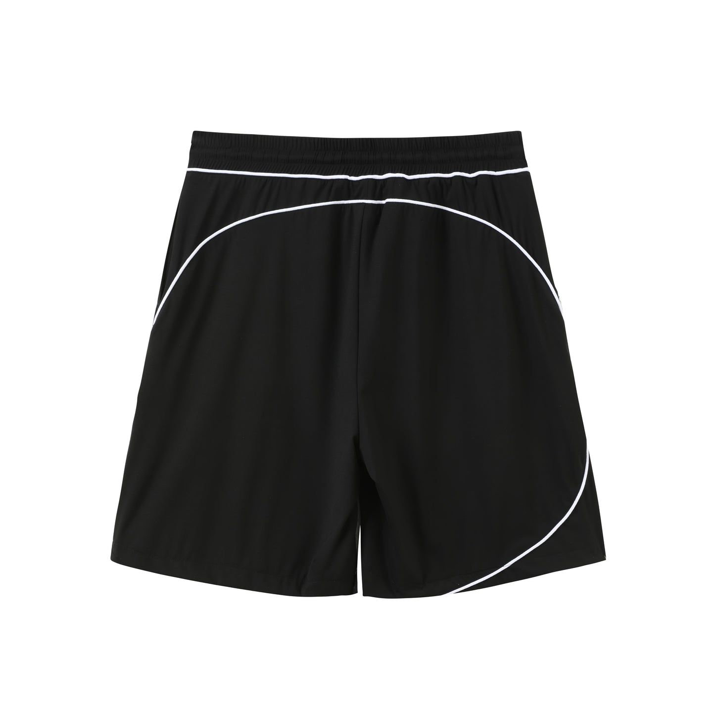 Piped Lux Club Shorts (Black)