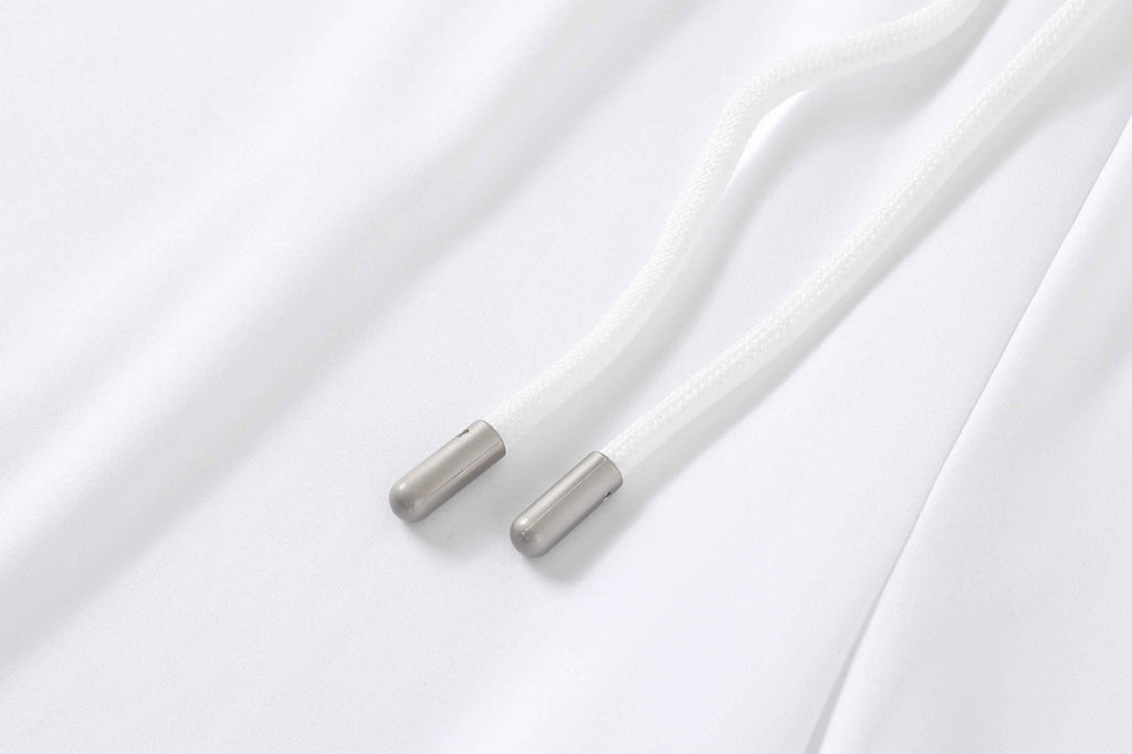 Piped Lux Club Shorts (White)