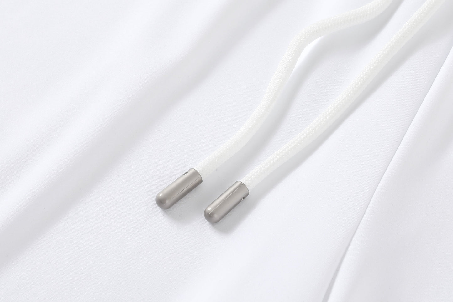 Piped Lux Club Shorts (White)