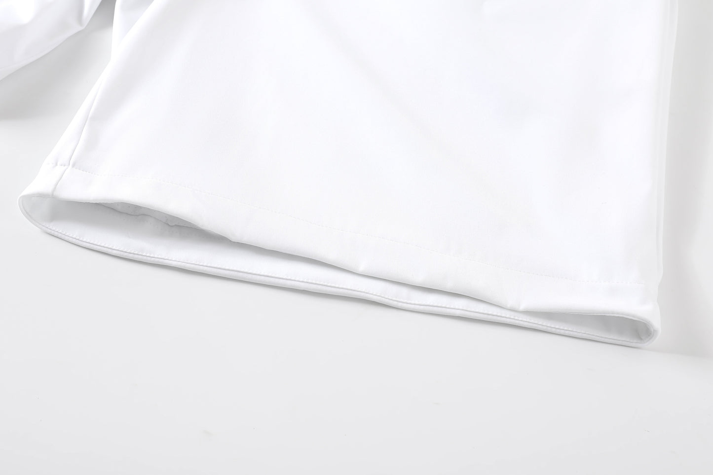 Piped Lux Club Shorts (White)