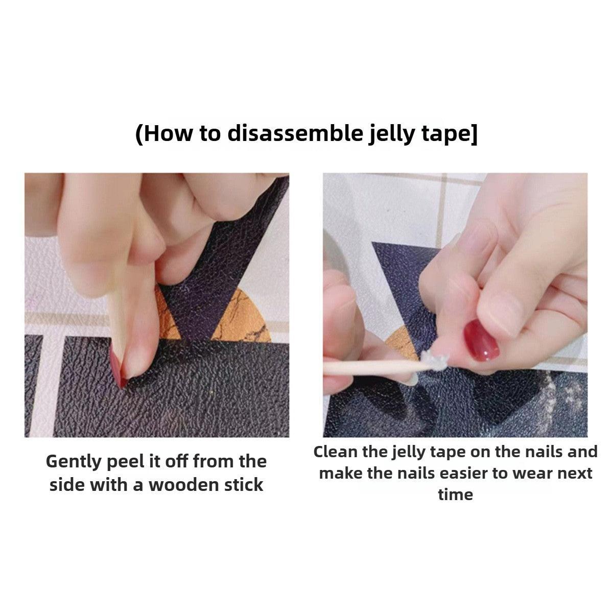 1063 Handmade Nail Wear Nail Art Reusable Press on Nails False Nails