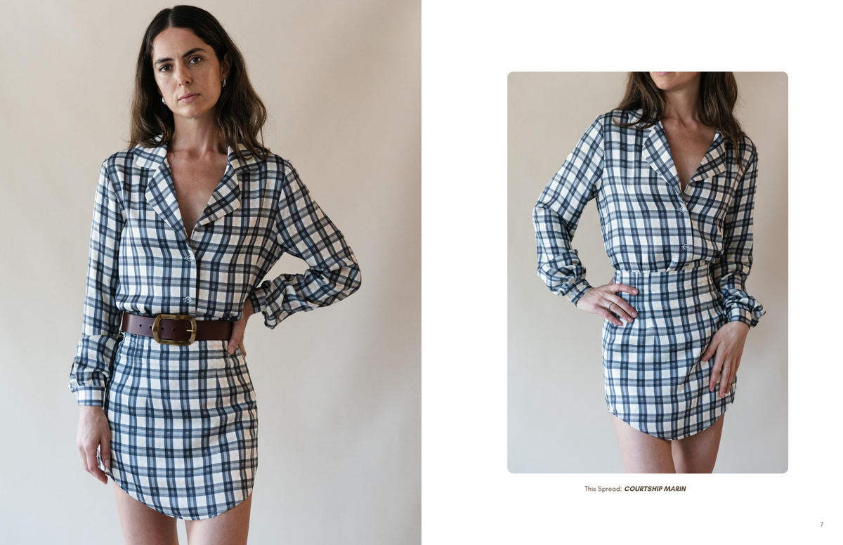 THE AGGIE BROWN PLAID SKIRT