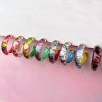 Wild Thang Illusion Hoop Earrings
