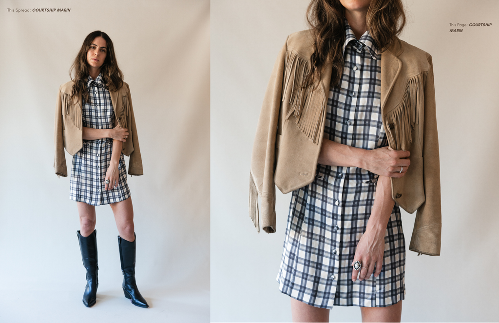 THE AGGIE BROWN PLAID SKIRT