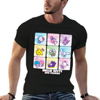 Hello Kitty And Friends Square Icons Comfortable T-Shirt