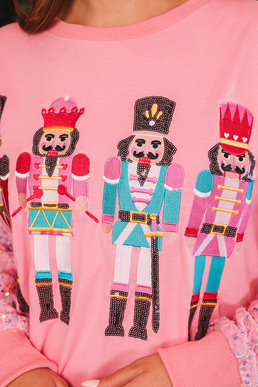 Season To Sparkle Sequin Top