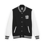 Created In His Image Varsity Jacket — White Edition Inspirational Letterman