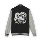 Focus Is The Motive Varsity Jacket — Proverbs 4:25 Inspirational Letterman