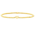 Classic Beaded Hearts, Stars & Smiles Waterproof Non-Tarnish Bracelets