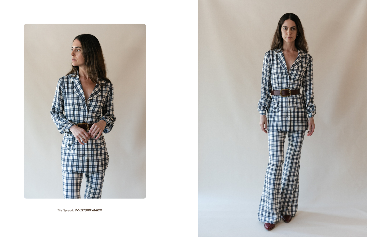 THE AGGIE BROWN PLAID SKIRT