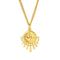 Evil Eye Sun & Moon Necklace