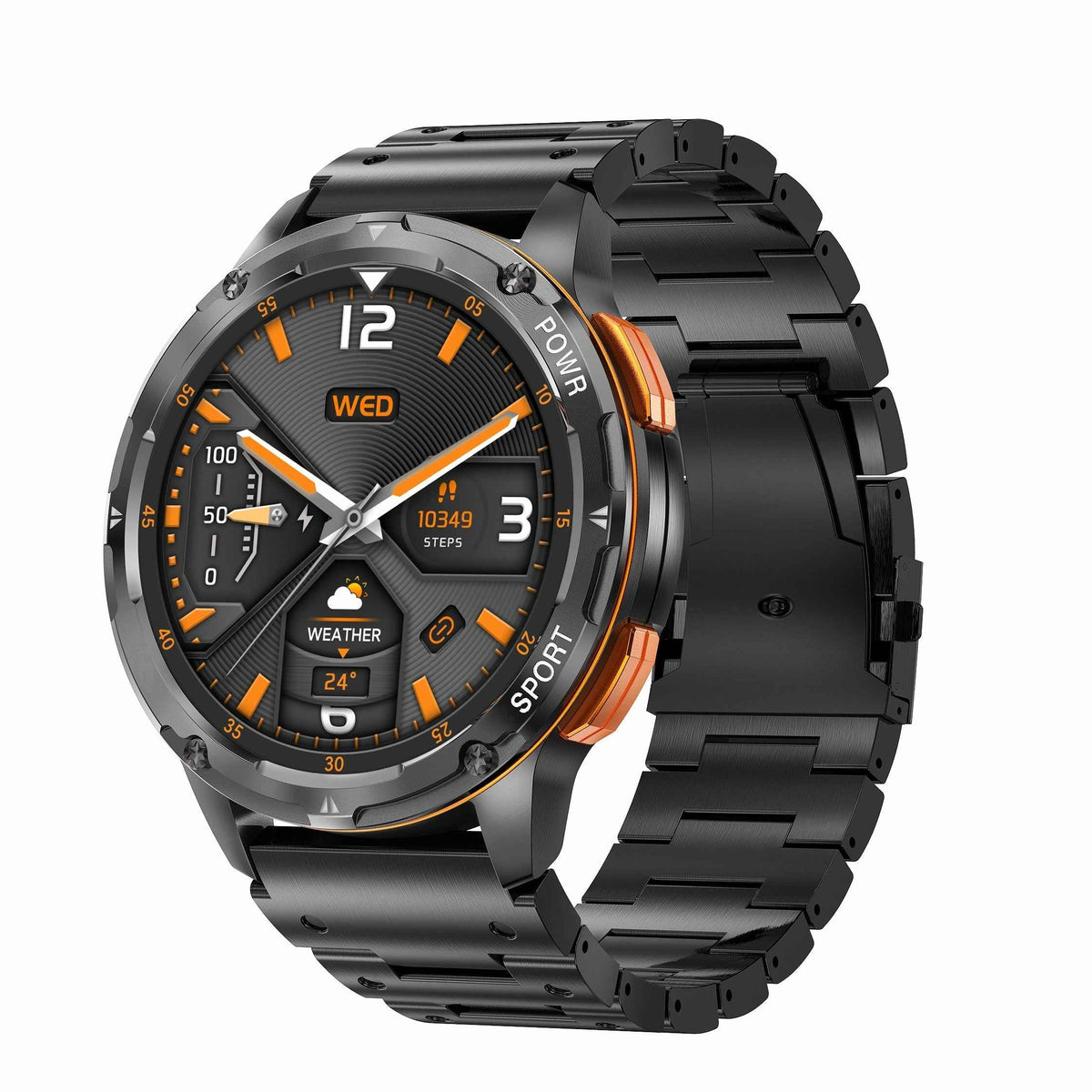 AK59 smart watch HD AMLOED screen heart rate blood pressure blood oxygen health monitoring Bluetooth call