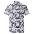 Black Palm Hawaiian Cotton Short Sleeve Shirt