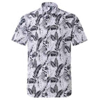 Black Palm Hawaiian Cotton Short Sleeve Shirt