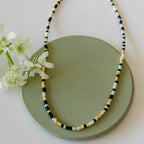 Black Neve Beaded Necklace