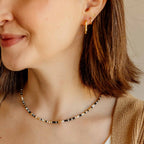 Black Neve Beaded Necklace