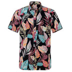 Bright Palm Hawaiian Cotton Short Sleeve Shirt