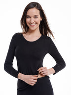Cashmere and Silk | Long sleeve base layer shirt (Women's)