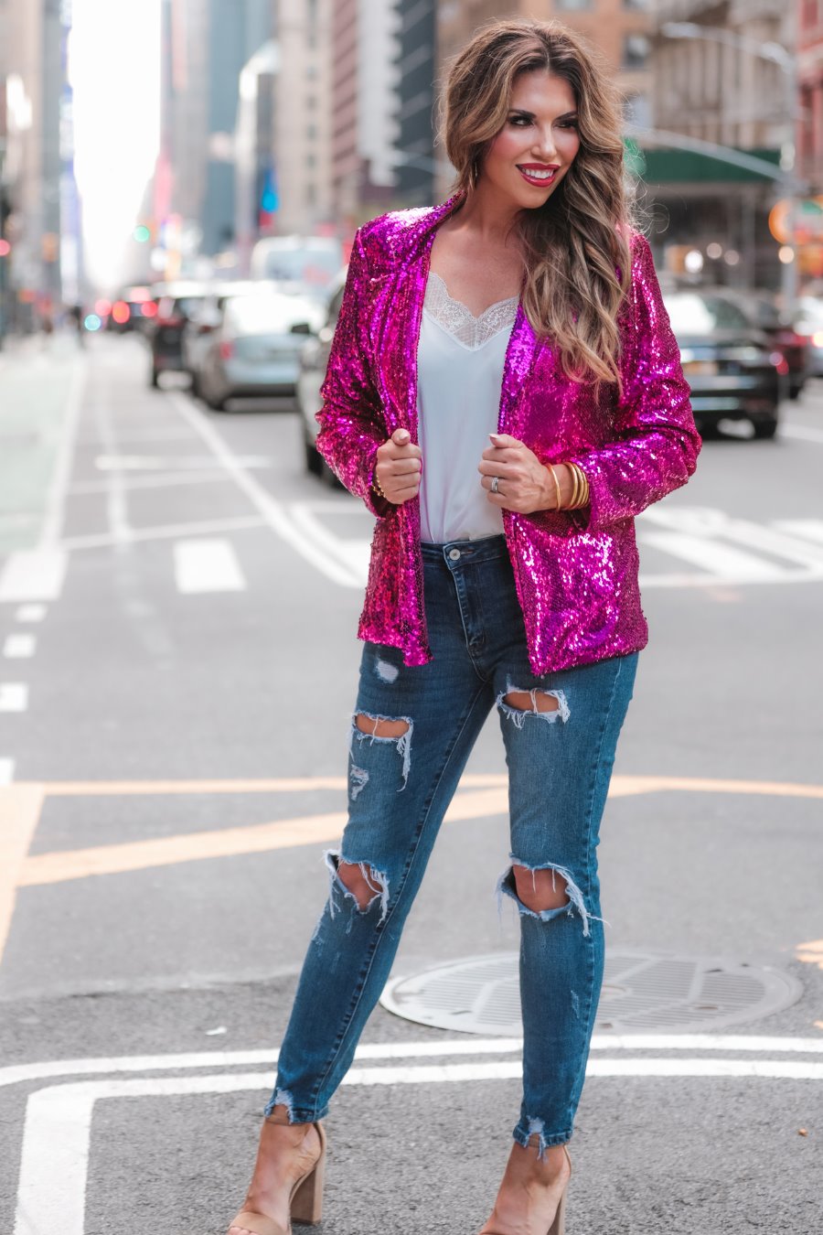 Sequin And The City Blazer