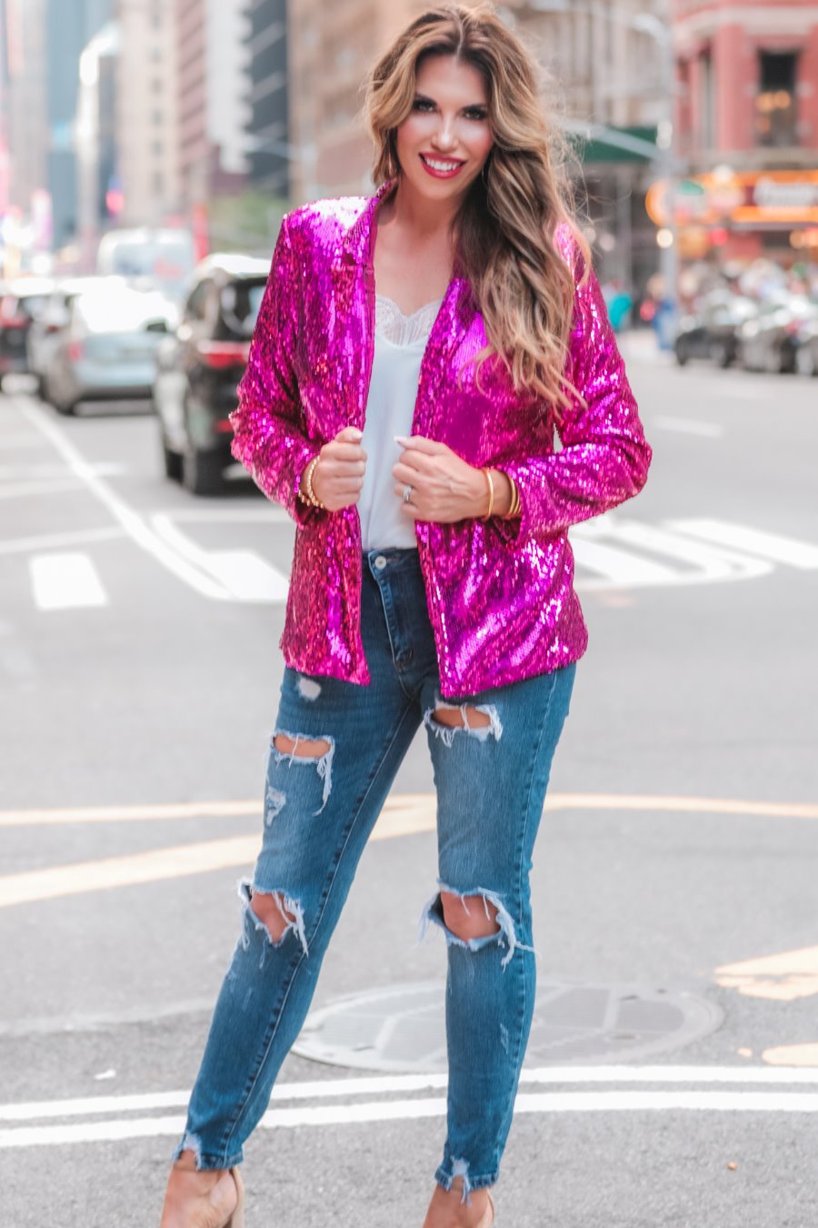 Sequin And The City Blazer