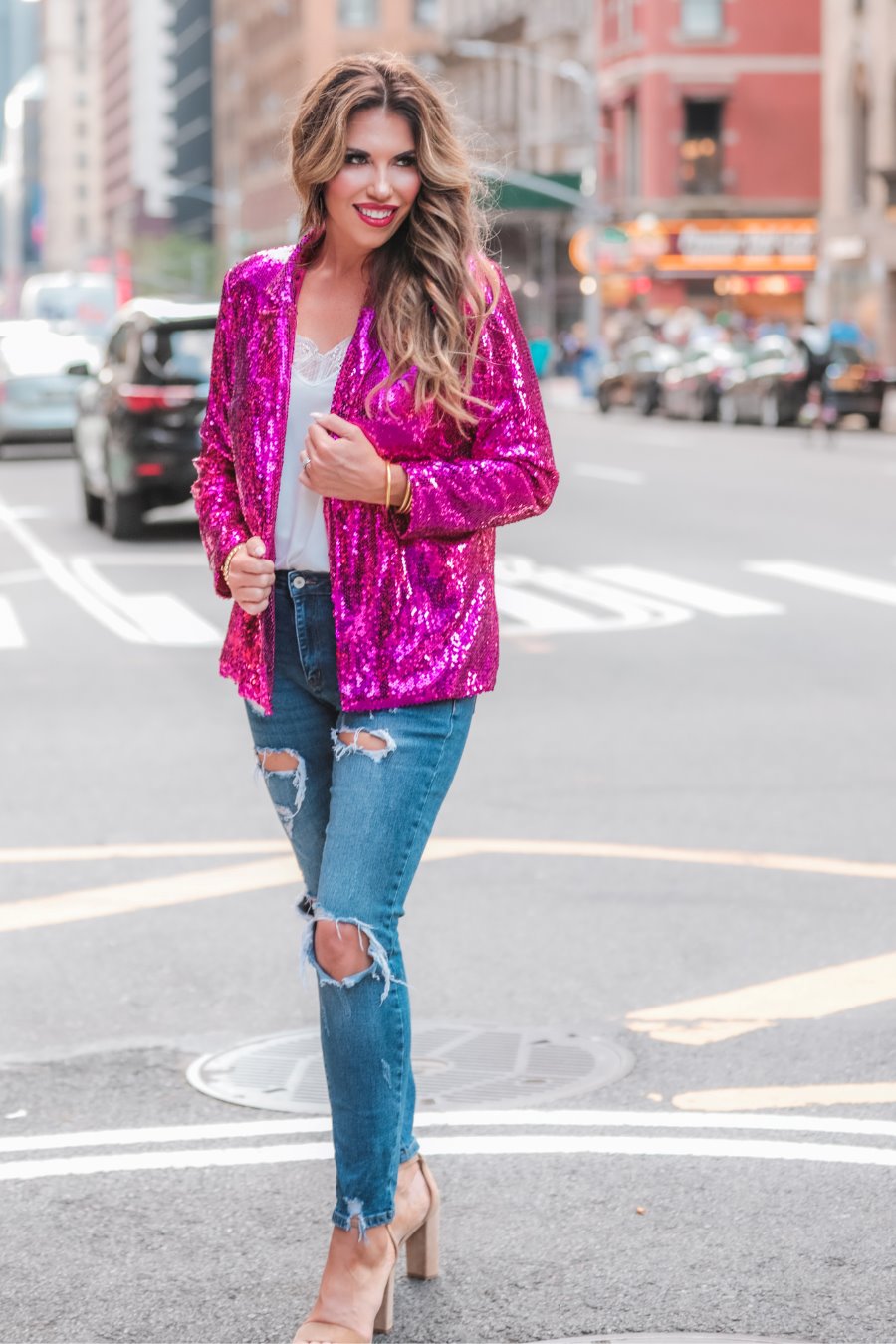 Sequin And The City Blazer