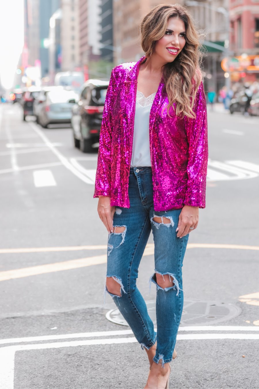 Sequin And The City Blazer