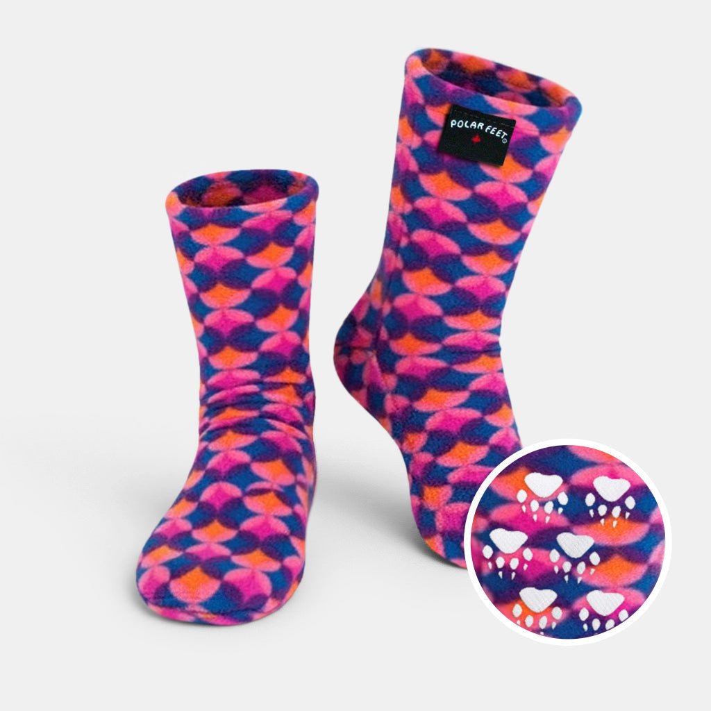 Polar Feet Adult Socks - Art Deco