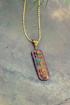 7 chakra Orgone Copper Pendant with Chain (Ships from USA!)
