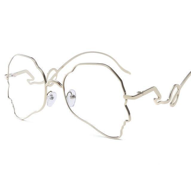 Eccentric Wavy Frame Sunglasses