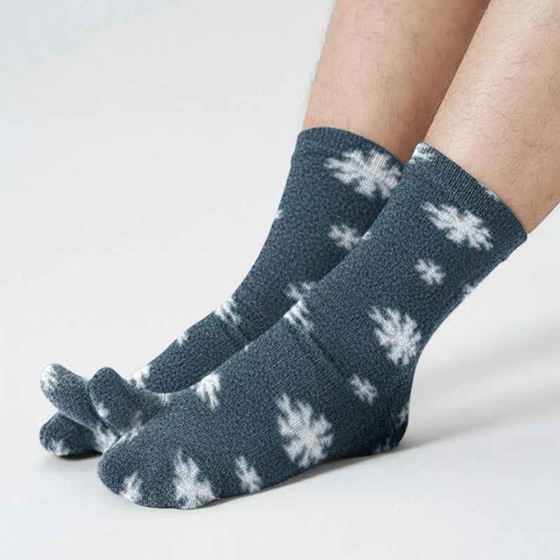 Polar Feet Fleece Tabi Socks - Snow
