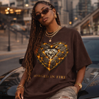 Forged In Fire – Diamond Heart Resilience Graphic Tee